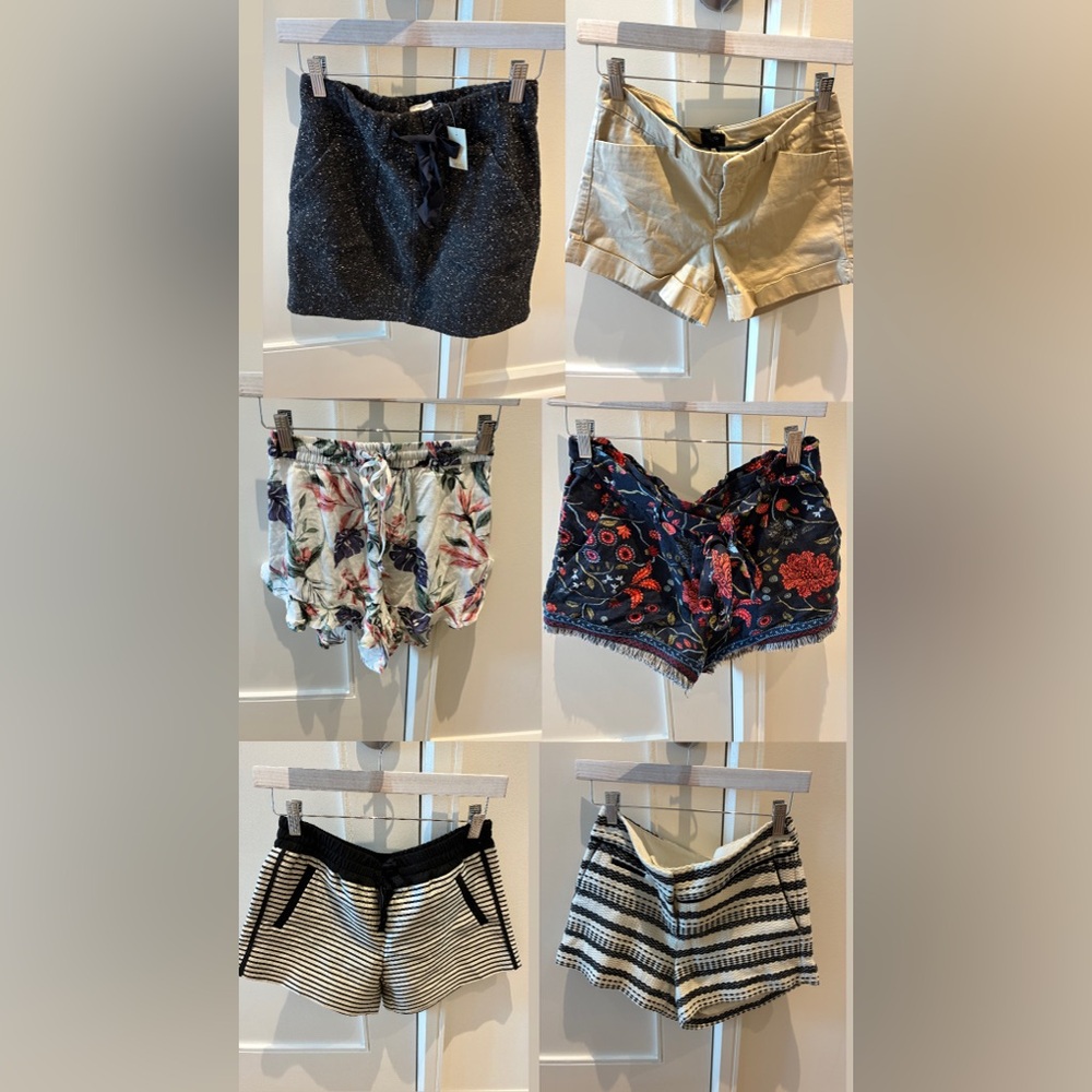 CLOSET CLEAR OUT BUNDLE bottoms shorts/ skirts sizes 0,4 H&M LOFT